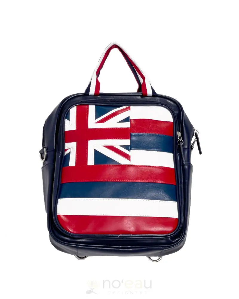BAGZIES - Hawaiian Flag Convertible Backpack - Noʻeau Designers
