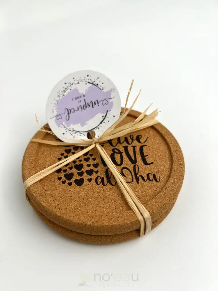 INSPIRED BY B&J - Assorted Cork Coasters - Noʻeau Designers