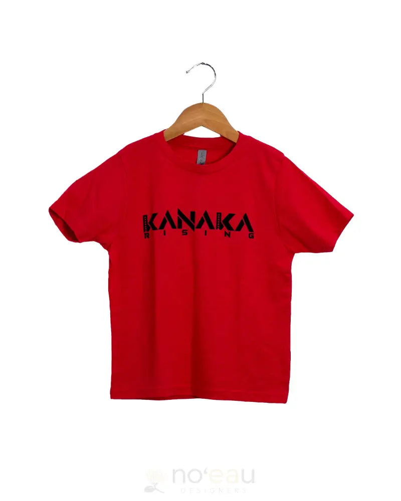 KANAKA RISING - Keiki Elua Red T-Shirt - Noʻeau Designers