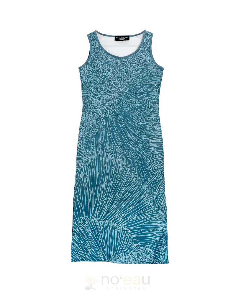 Kini Zamora - Silversword Blue Bodycon Dress Women’s Clothing