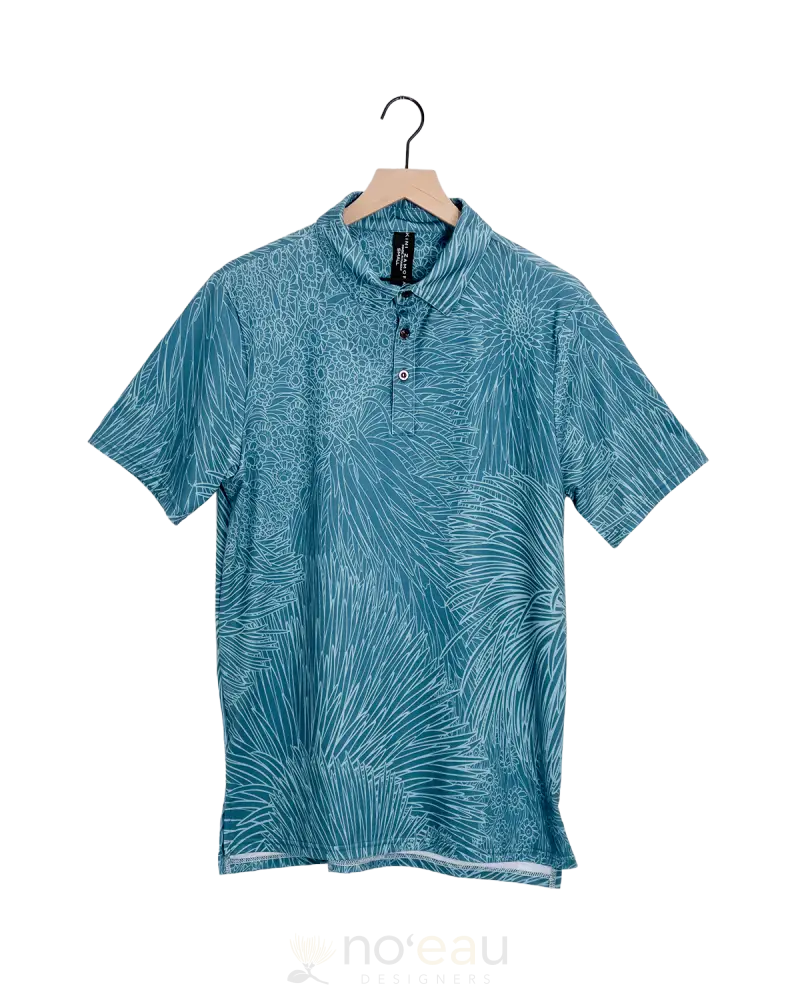 Kini Zamora - Silversword Blue Polo Shirt Men’s Clothing