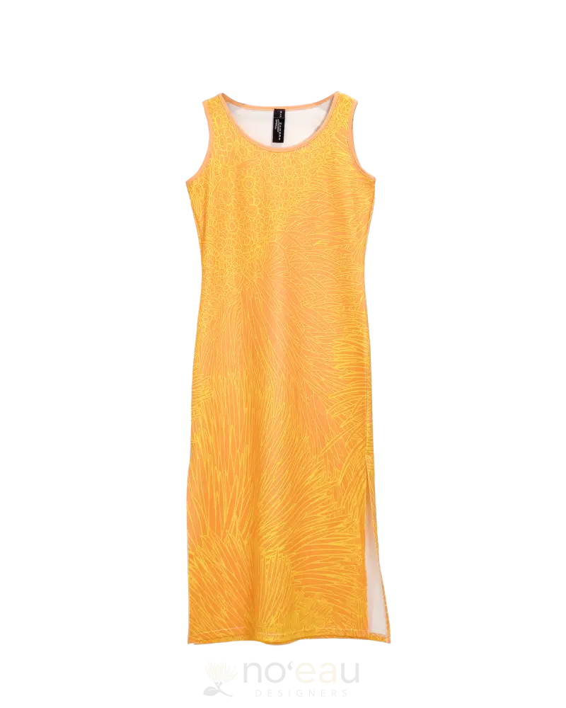Kini Zamora - Silversword Yellow Bodycon Dress Women’s Clothing