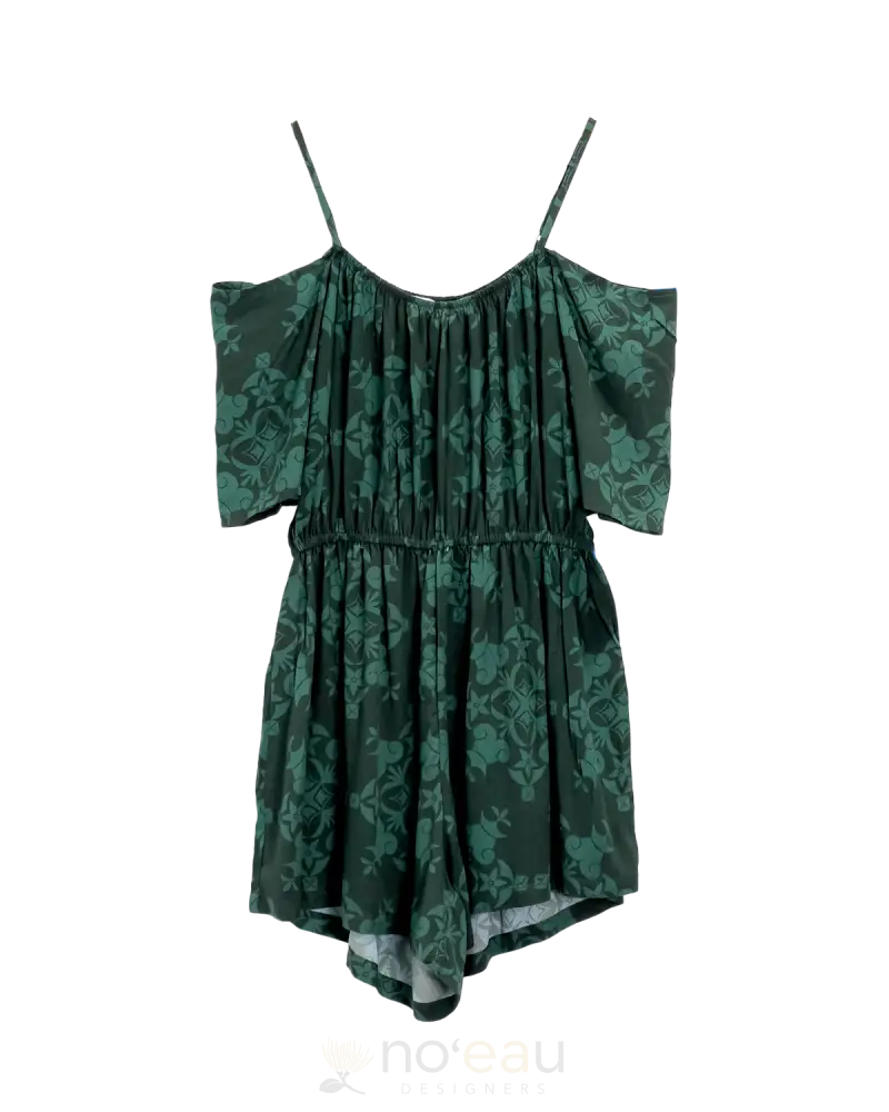 Noeau - Green Pua Kalaunu Kuiki Romper Women’s Clothing