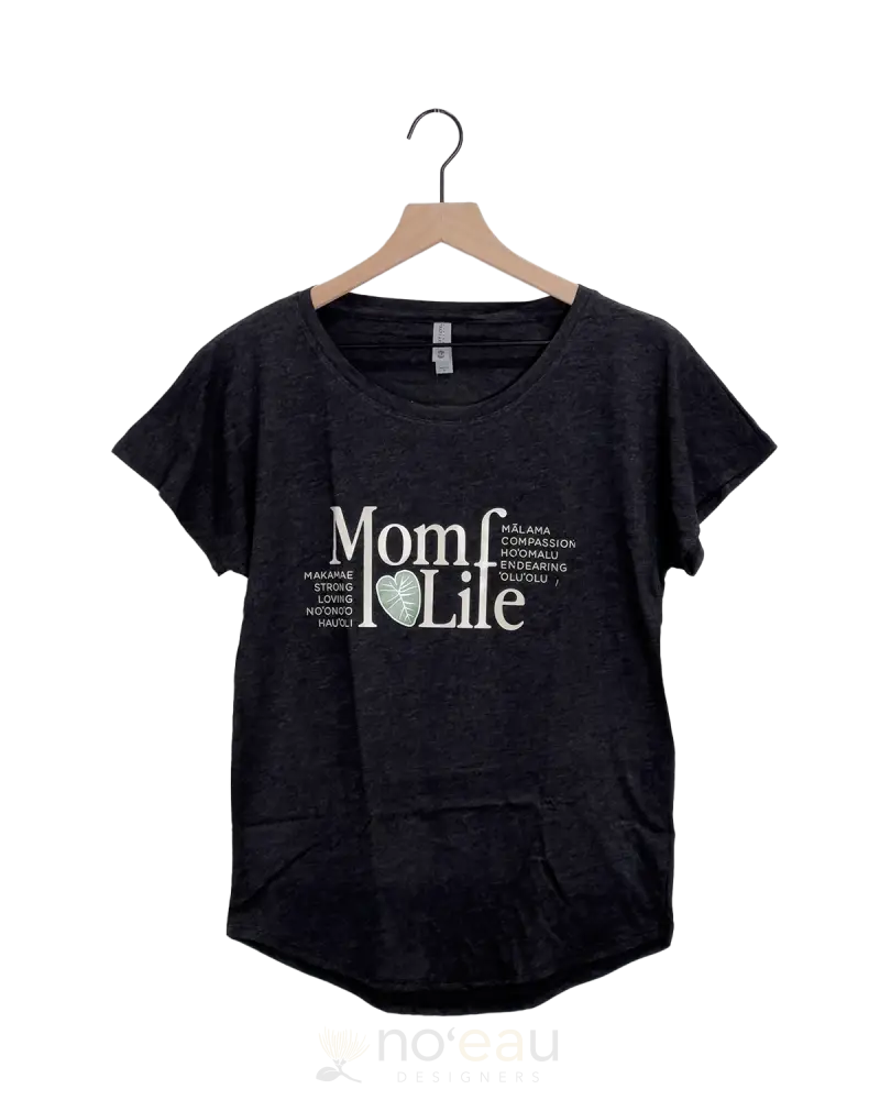 Noeau - Mom Life Tees Charcoal / Small Women’s Clothing