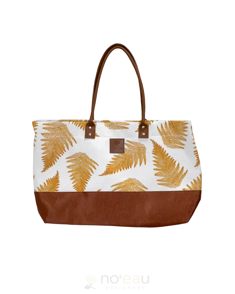 Noeau - Palapalai Tote With Matching Pouch White Accessories