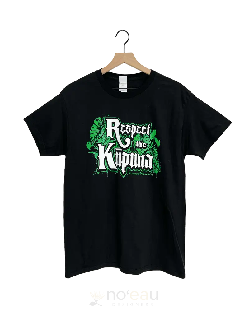 Strongarm Hawaiians - Respect The Kupuna Black T-Shirt Mens Clothing