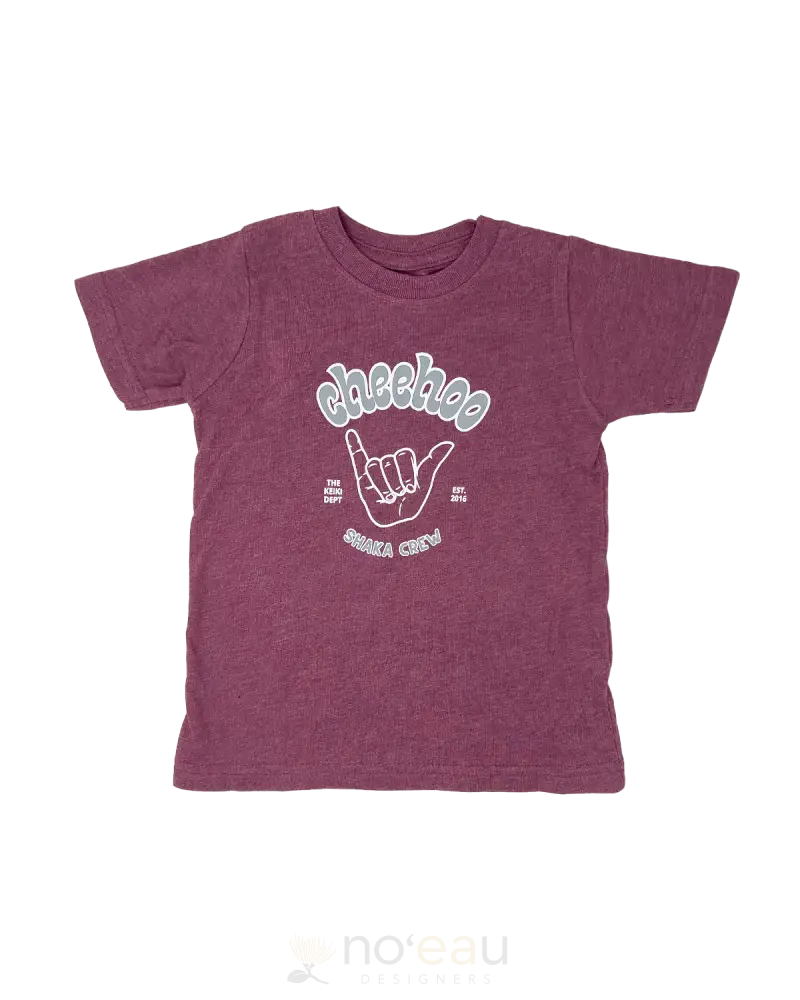 The Keiki Dept - Keiki Chee Hoo Burgundy T-Shirt Kid’s Clothing