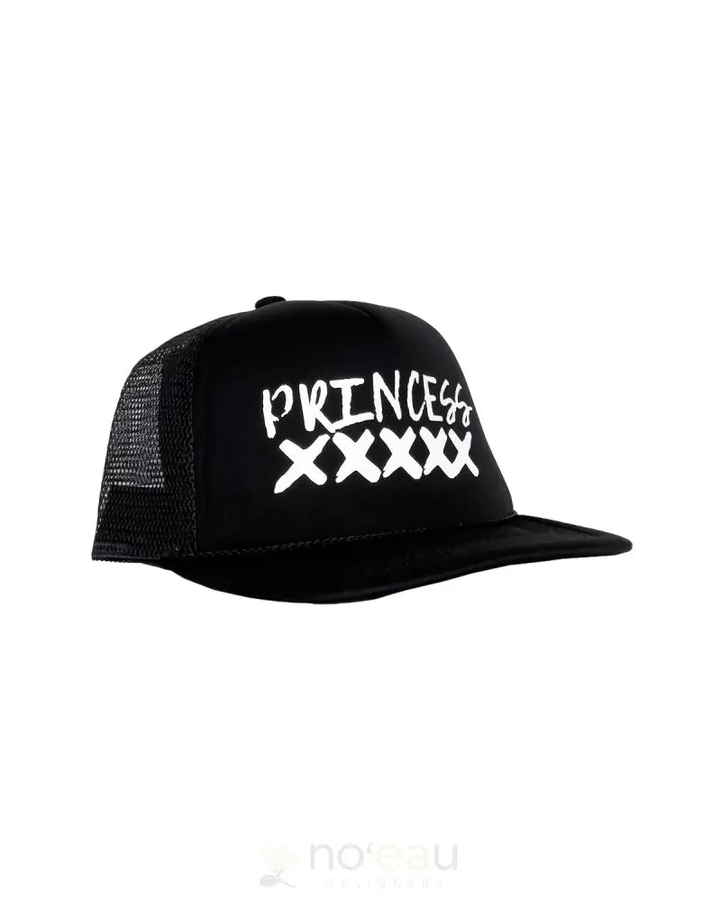 THE KINGDOM APPAREL - Princess Black Trucker Hat - Noʻeau Designers