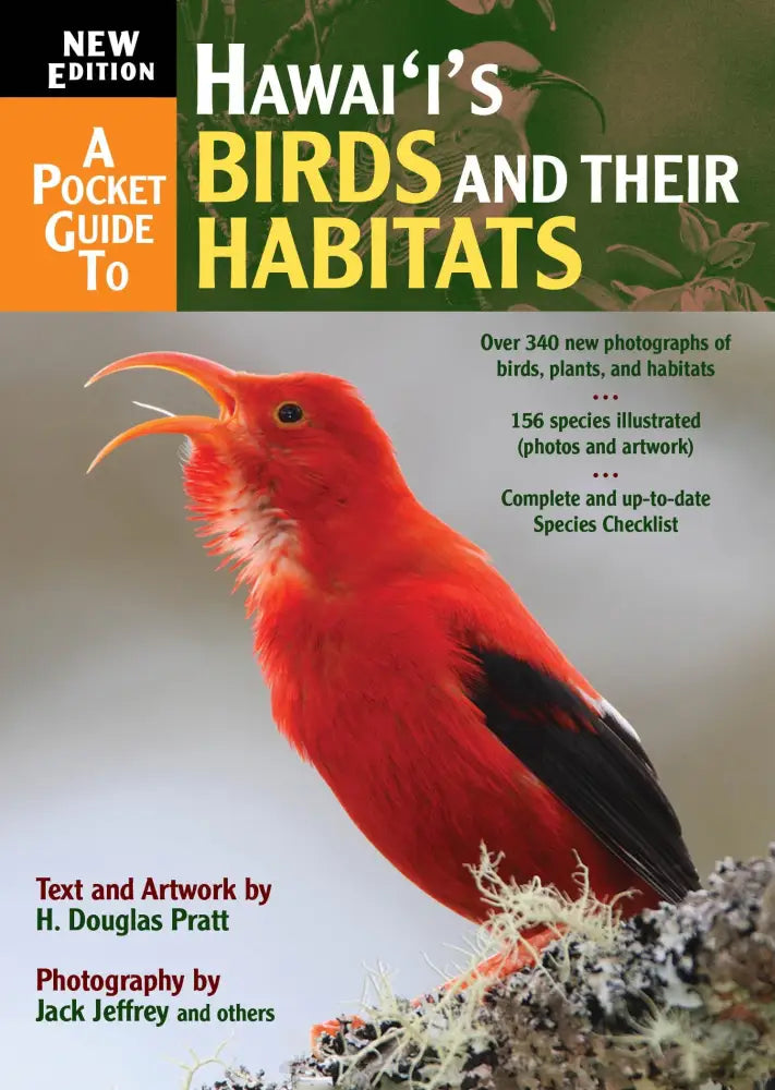 A Pocket Guide To Hawaii's Birds And Their Habitats Paperback Book - Noʻeau Designers