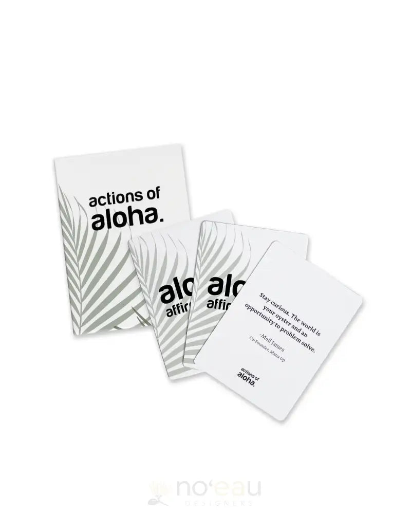ACTIONS OF ALOHA - Aloha Affirmation Card Deck STATIONERY