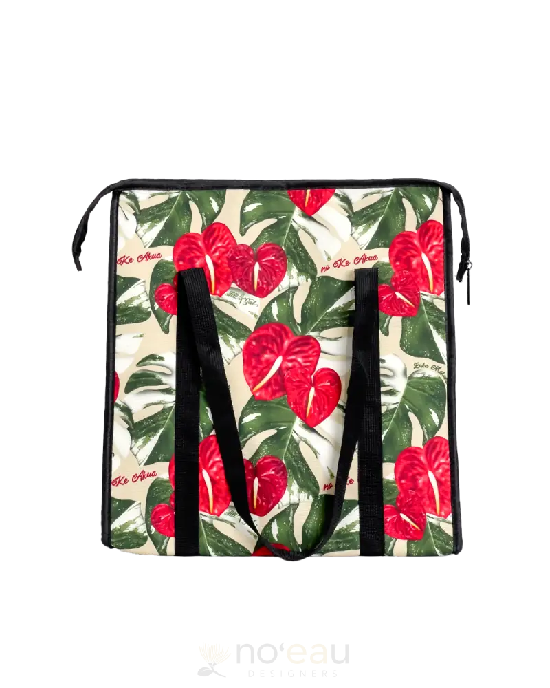 All 4 God - Anthurium Monstera Collection Large Cooler / Tan Accessories