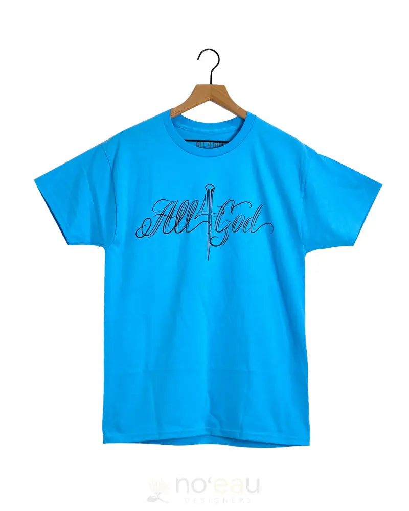 ALL 4 GOD HAWAII - All 4 God Two Masters Blue Unisex T-Shirt - Noʻeau Designers