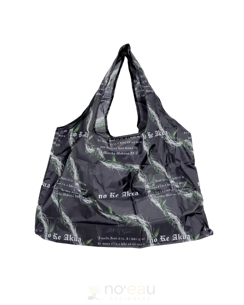 All 4 God - Hina Black & Gray Collection Reusable Bag Accessories