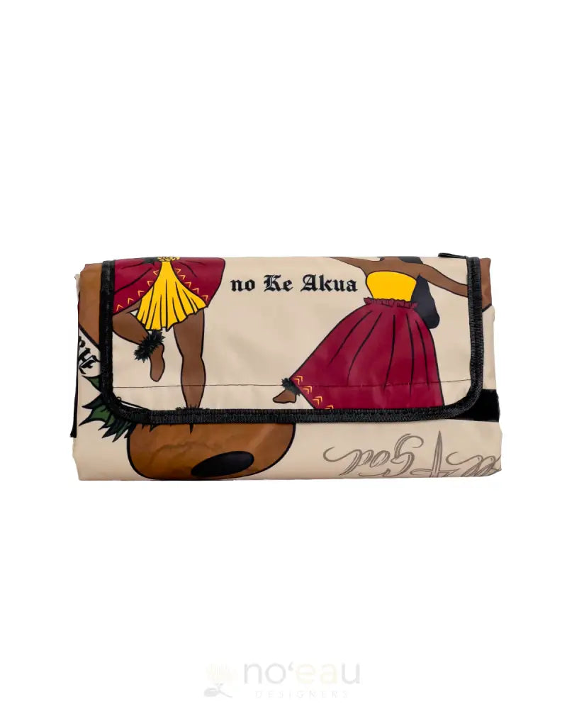 ALL 4 GOD - Picnic/Beach Blanket HULA KAHIKO ACCESSORIES