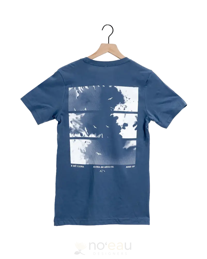 Aloha Ke Akua - E Ku I Luna Slate Tshirt Men’s Clothing