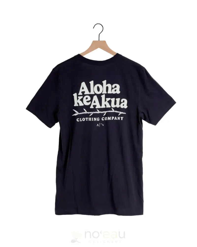 ALOHA KE AKUA - Lei La'i Men's Shirt Dark Grey - Noʻeau Designers