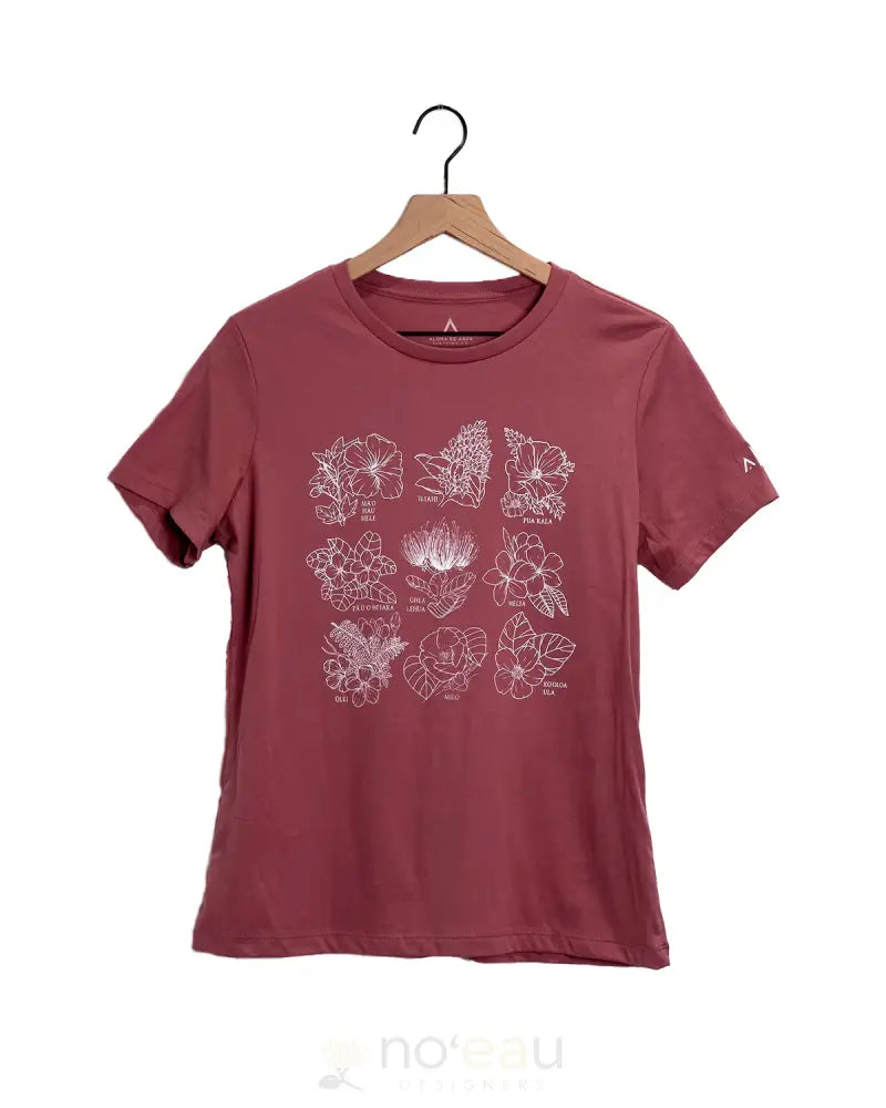 ALOHA KE AKUA - Napua Women's Orchid Tee - Noʻeau Designers