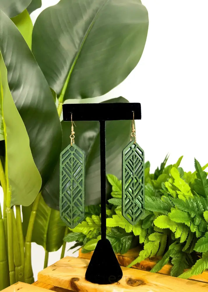 AUMOANA DESIGNS - Assorted Wooden Earrings - Noʻeau Designers