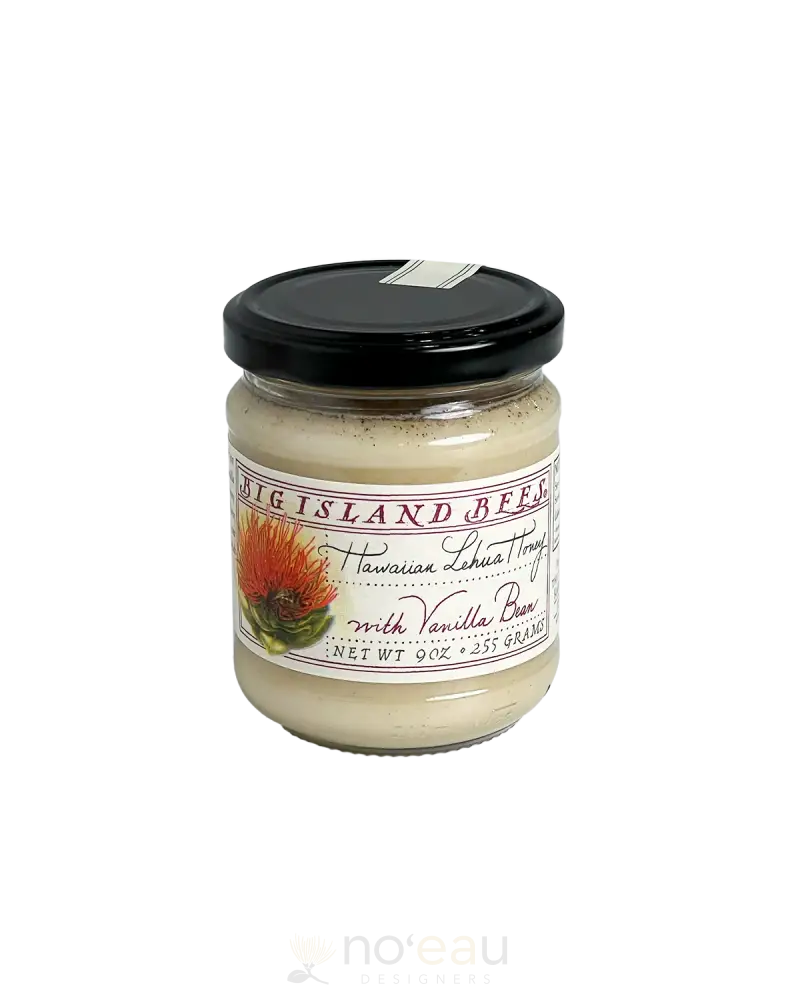 Big Island Bees - 9Oz Hawaiian Honey Jars Lehua & Vanilla Bean Food