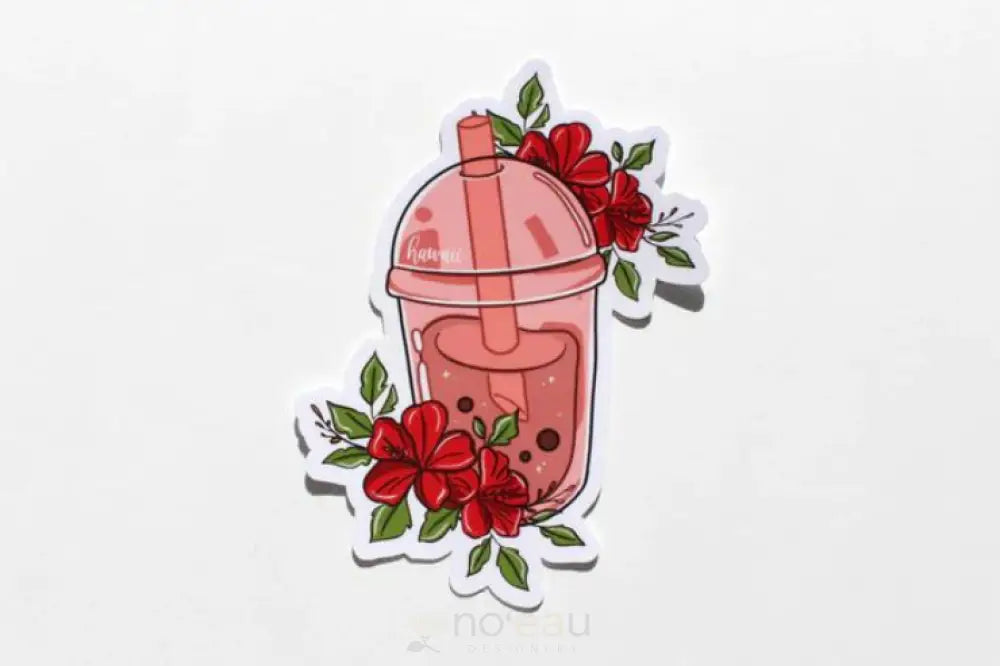 BLANKFILMHI - Boba Sticker - Noʻeau Designers