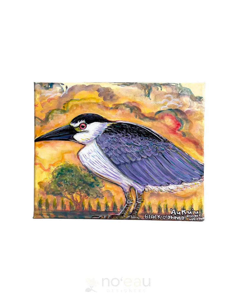 BLEED ALOHA ʻAukuʻu Painting HAWAIIAN ITEMS