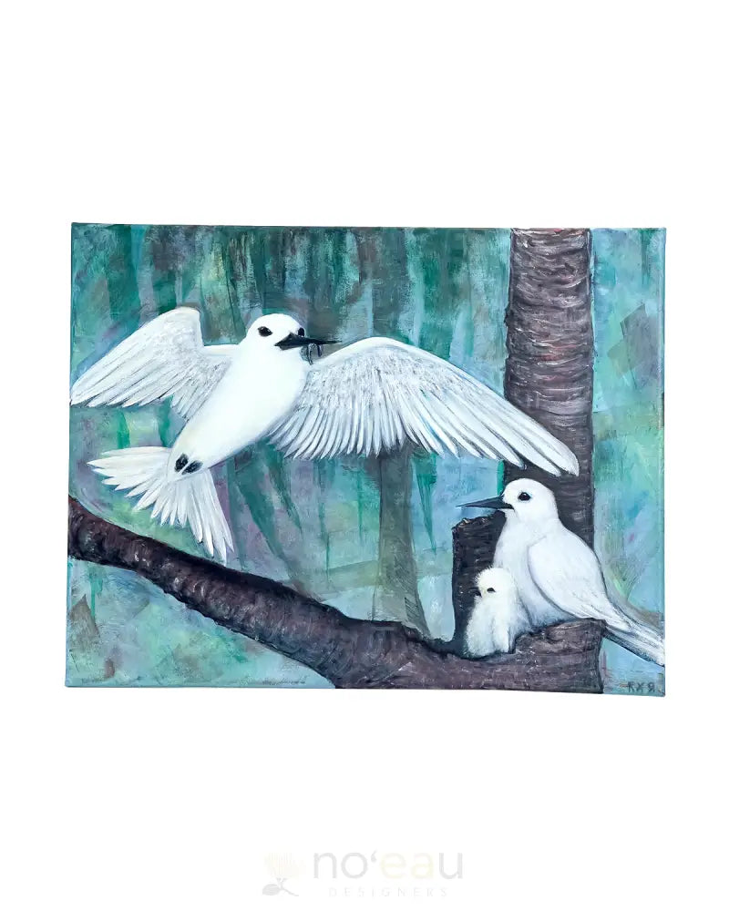 BLEED ALOHA Manu O Ku Oil Painting HAWAIIAN ITEMS