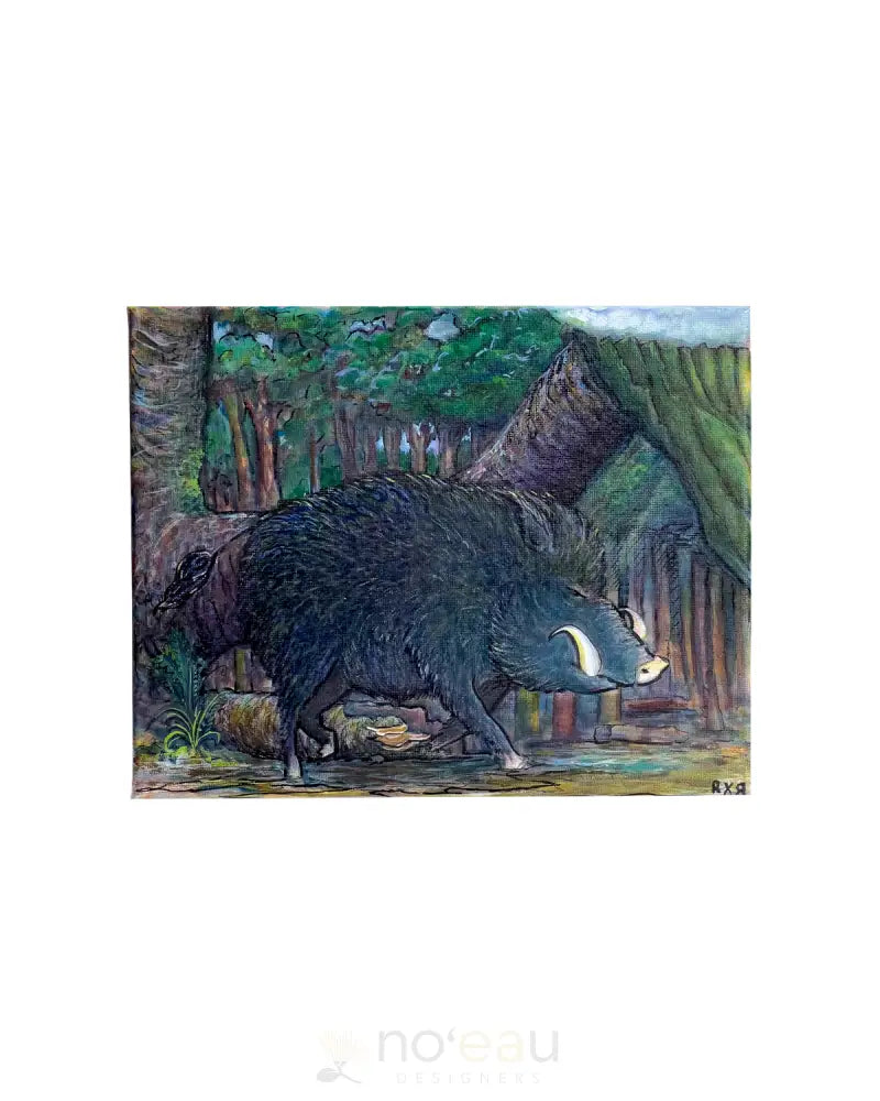 BLEED ALOHA Puaʻa Painting HAWAIIAN ITEMS