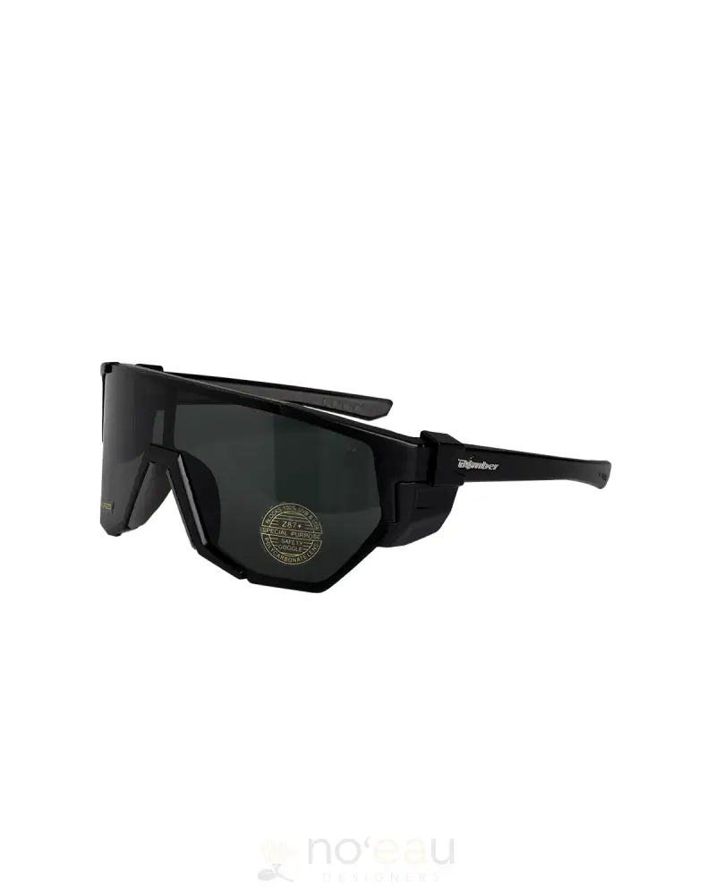 Bomber Eyewear - Jager Safety And Polarized Sunglasses Matte Black Frame Smoke Lens Accessories