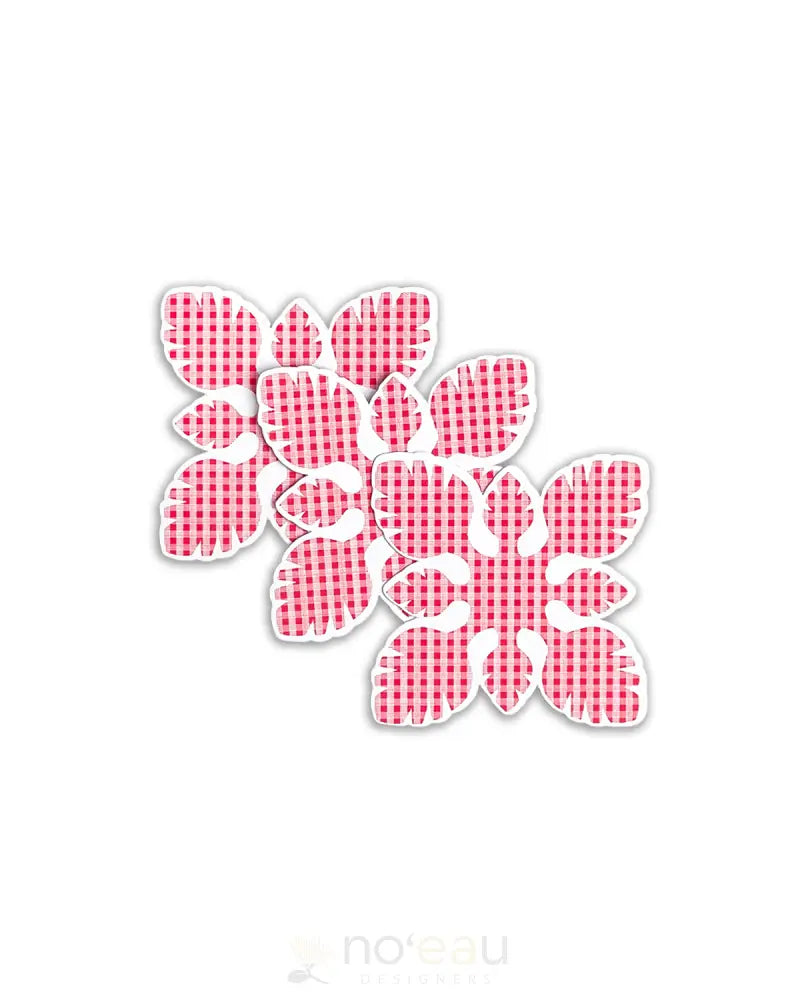Crafts By Alexa - Assorted 3 Pack Palaka Quilt Stickers Awapuhi / Red Stickers/Pins/Patches