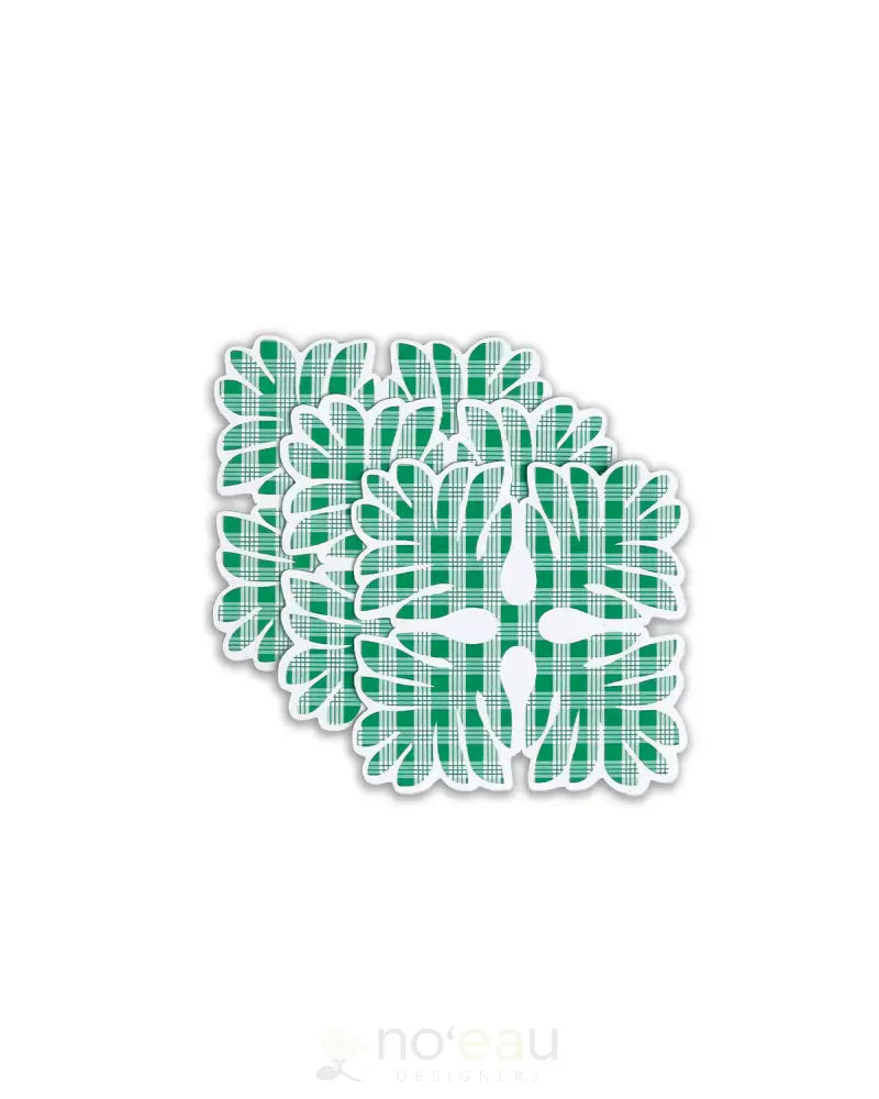 Crafts By Alexa - Assorted 3 Pack Palaka Quilt Stickers Fern / Green Stickers/Pins/Patches