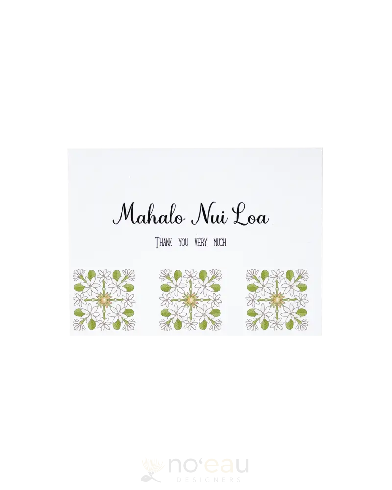 Crafts By Alexa - Assorted 3 Pack Note Cards Tiare Mahalo Nui Loa Stickers/Pins/Patches