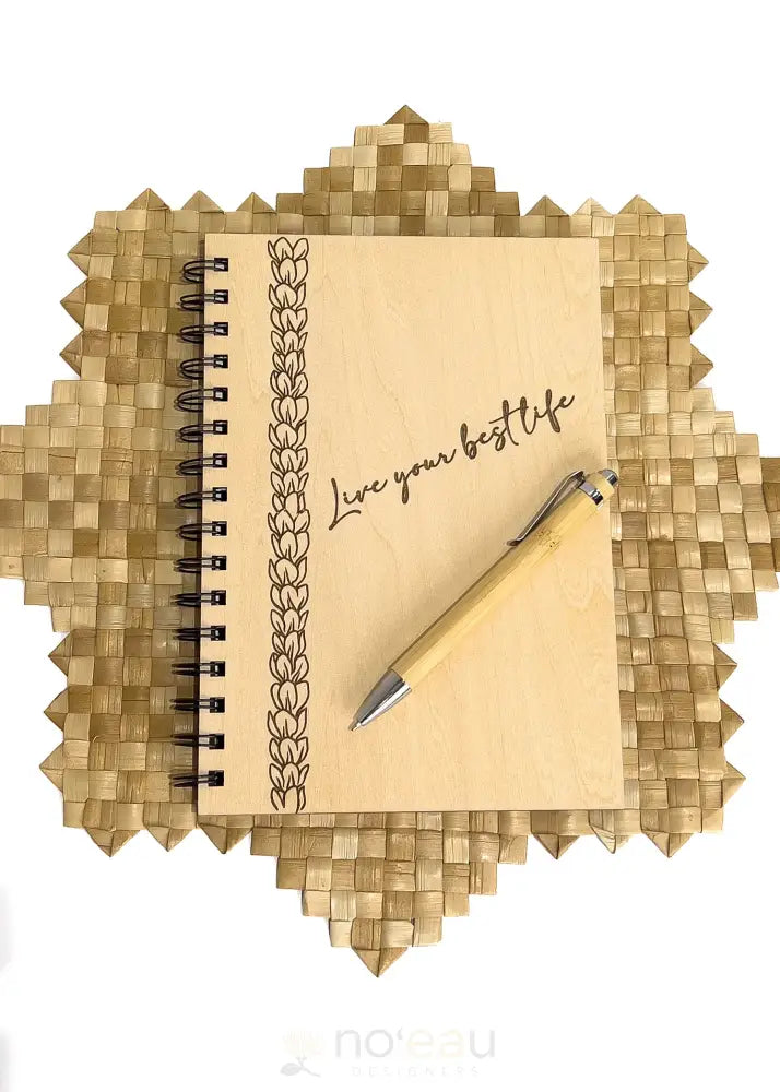 CRAFTS BY ALEXA - Assorted Bamboo Notebooks w/ Pen - Noʻeau Designers