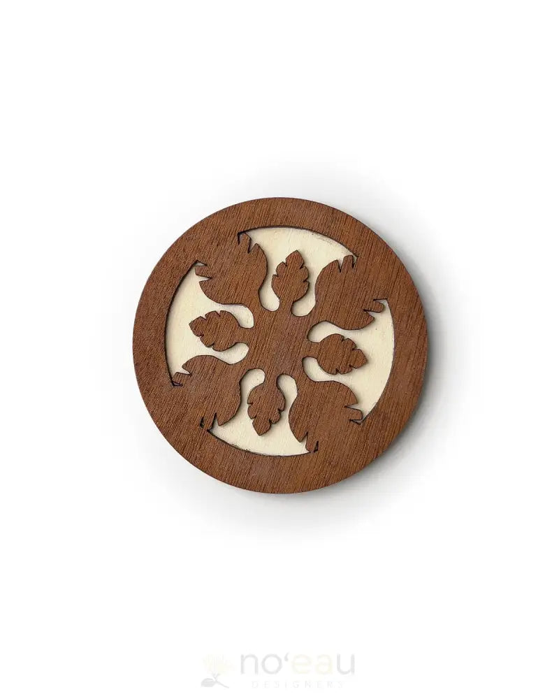 CRAFTS BY ALEXA - Assorted Mahogany Birch Wood Coasters - Noʻeau Designers