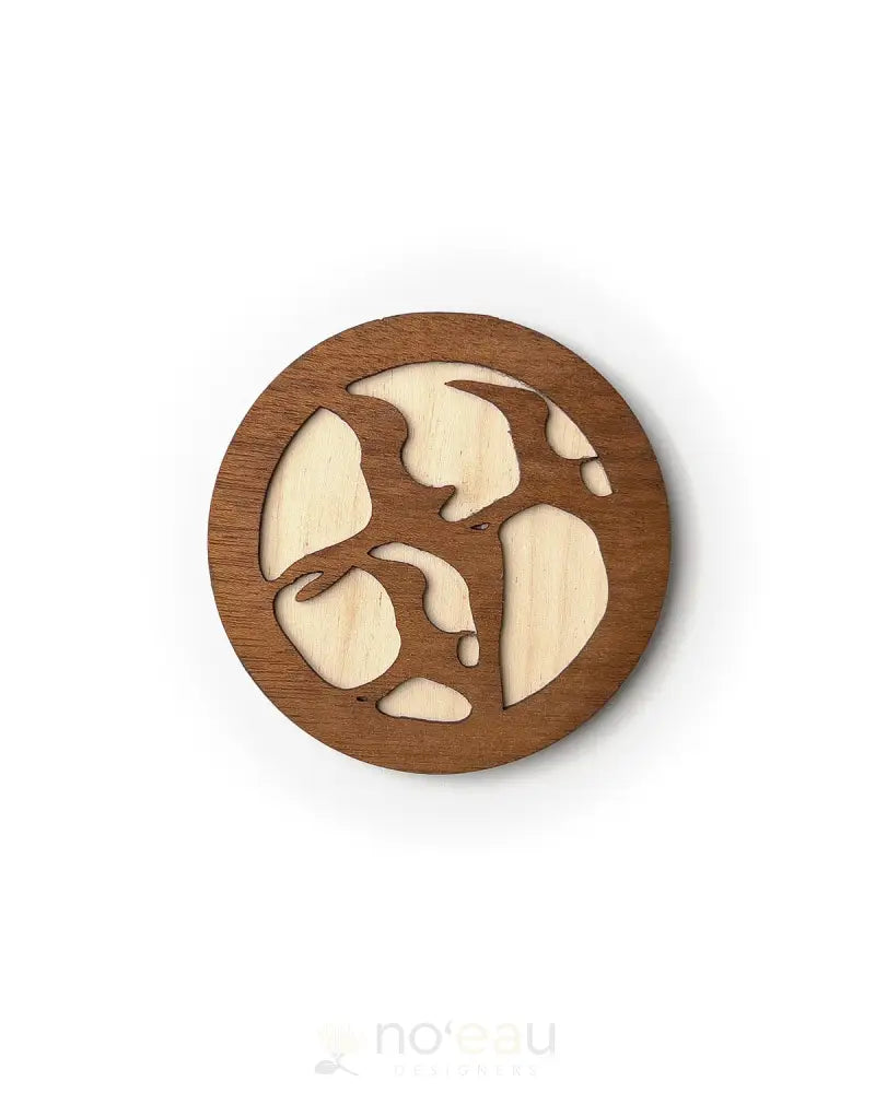 CRAFTS BY ALEXA - Assorted Mahogany Birch Wood Coasters - Noʻeau Designers