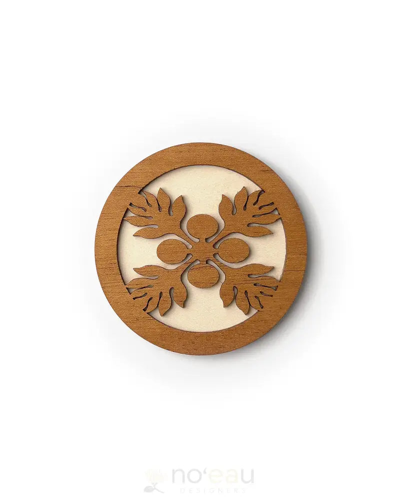 CRAFTS BY ALEXA - Assorted Mahogany Birch Wood Coasters - Noʻeau Designers