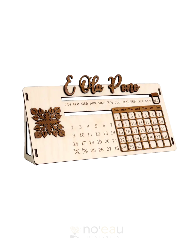 Crafts By Alexa - Assorted E Ola Pono Perpetual Calendars Anthurium Cut Out Home Goods