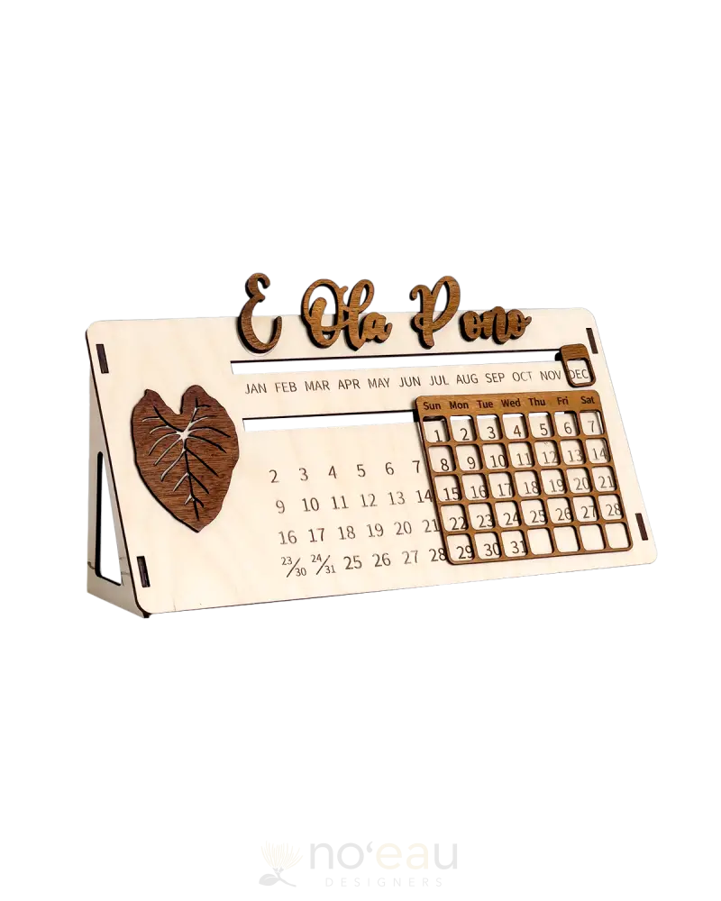 Crafts By Alexa - Assorted E Ola Pono Perpetual Calendars Kalo Leaf Home Goods