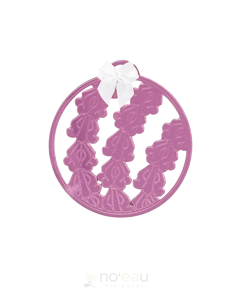 Crafts By Alexa - Assorted Mirror Acrylic Ornaments Pink / Crown Flower Home Goods