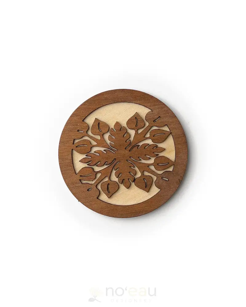 CRAFTS BY ALEXA - Assorted Mahogany Birch Wood Coasters - Noʻeau Designers