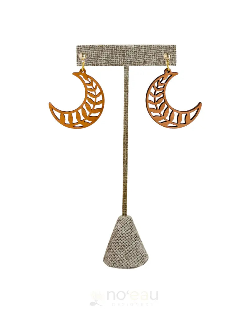 Crafts By Alexa - Assorted Tropical Leaf Dangle Earrings Fern / Cresent Jewelry