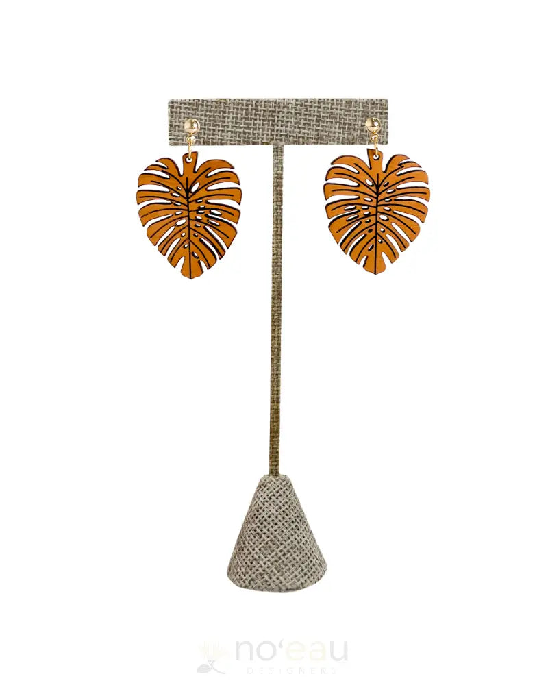 Crafts By Alexa - Assorted Tropical Leaf Dangle Earrings Monstera / Regular Jewelry