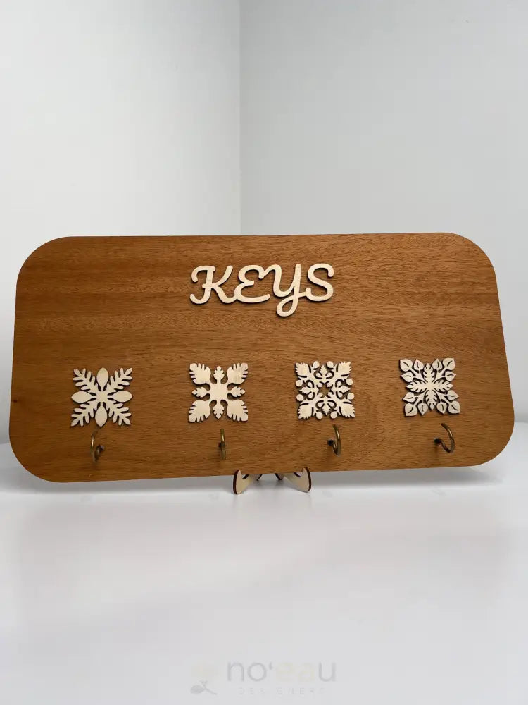 CRAFTS BY ALEXA - Mahogany/Birch wood Key Holder - Noʻeau Designers