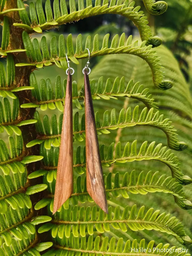 E OLA ANA HAWAII - Aalii Inlay Earring - Noʻeau Designers