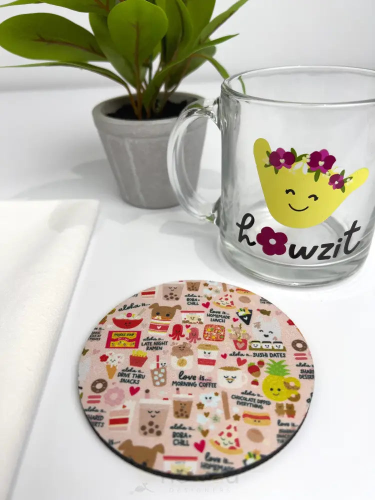 EDEN IN LOVE - Assorted Fabric Coasters - Noʻeau Designers