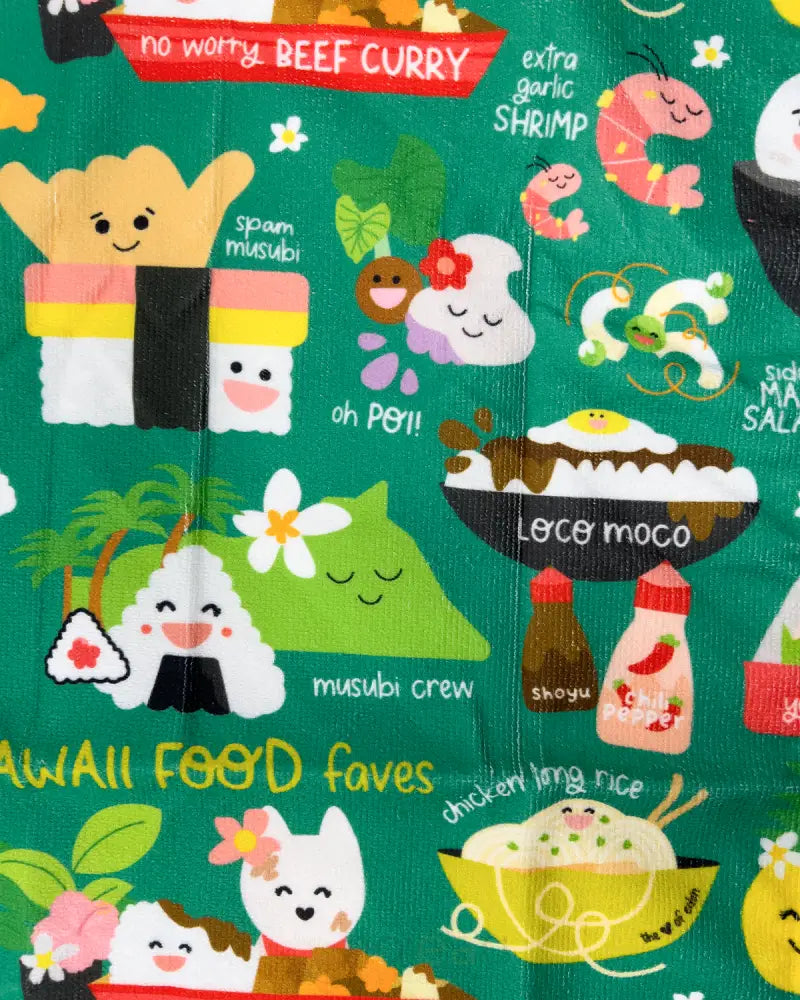 Eden In Love - Assorted Kitchen Towels Hawaii Food Faves Home Goods