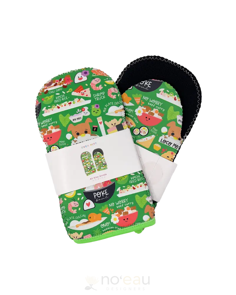 Eden In Love - Assorted Neoprene Oven Mitt All Kine Grinds Home Goods