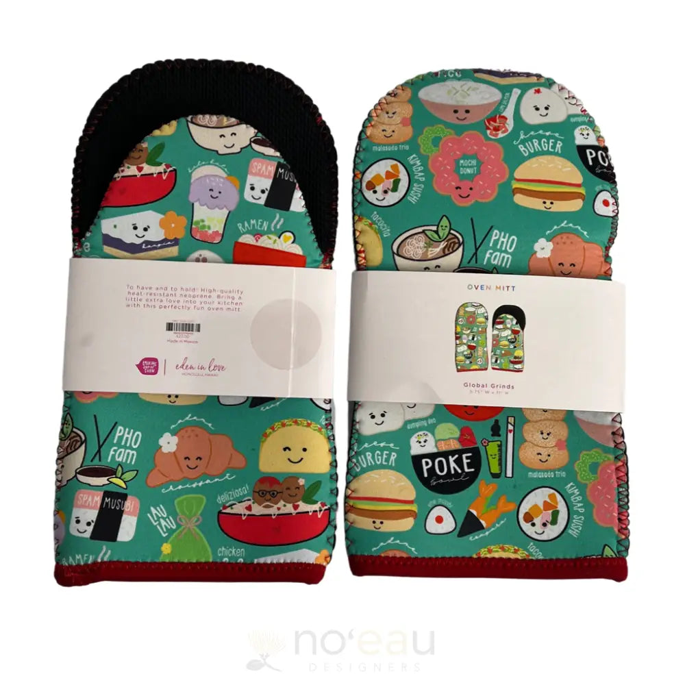 EDEN IN LOVE - Assorted Neoprene Oven Mitts - Noʻeau Designers