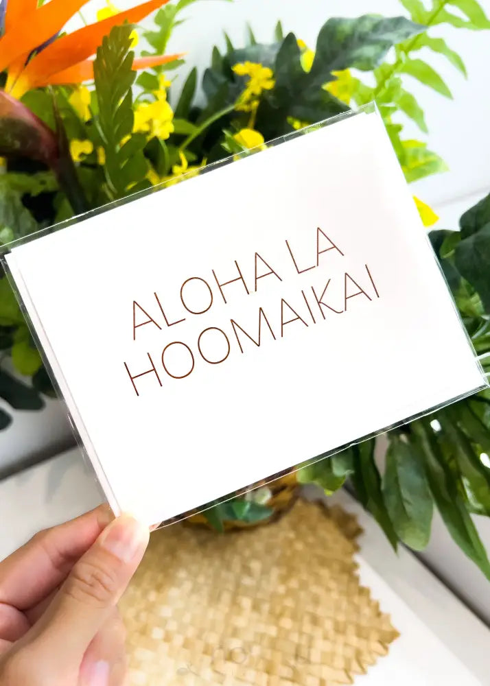 EHU KAKAHIAKA - Aloha La Hoomaikai Greeting Card - Noʻeau Designers