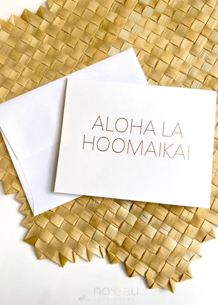 EHU KAKAHIAKA - Aloha La Hoomaikai Greeting Card - Noʻeau Designers