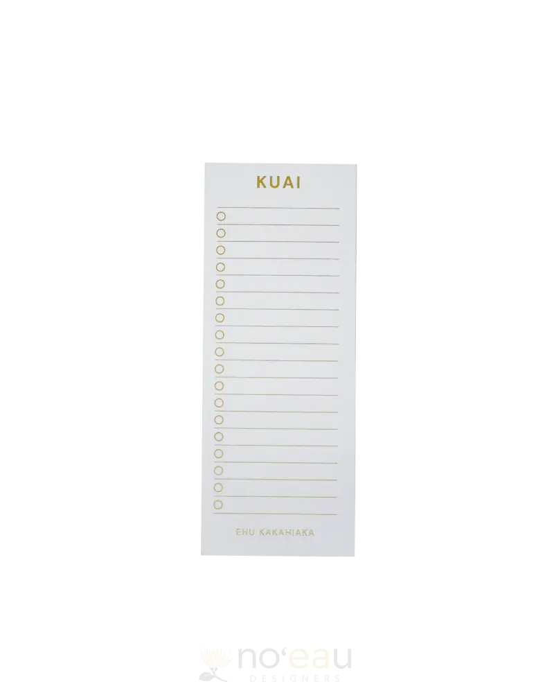 Ehu Kakahiaka - Assorted Kuai Notepads Gold Stationery